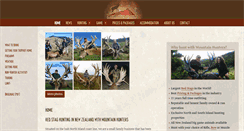 Desktop Screenshot of mountainhunters.co.nz